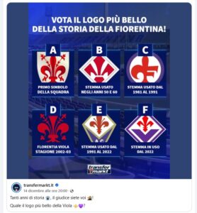 Transfertmarkt e la figuraccia sui loghi della Fiorentina