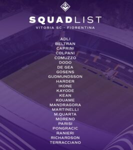 convocati Fiorentina