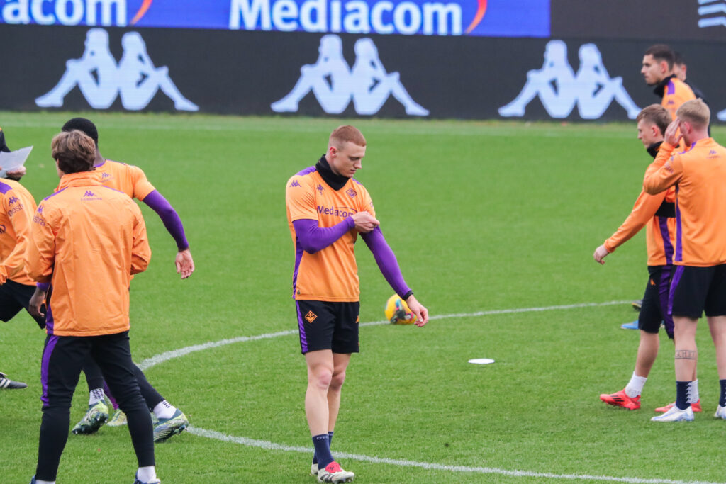 FIRENZE STADIO ARTEMIO FRANCHI ALLENAMENTO A PORTE APERTE DELLA FIORENTINA