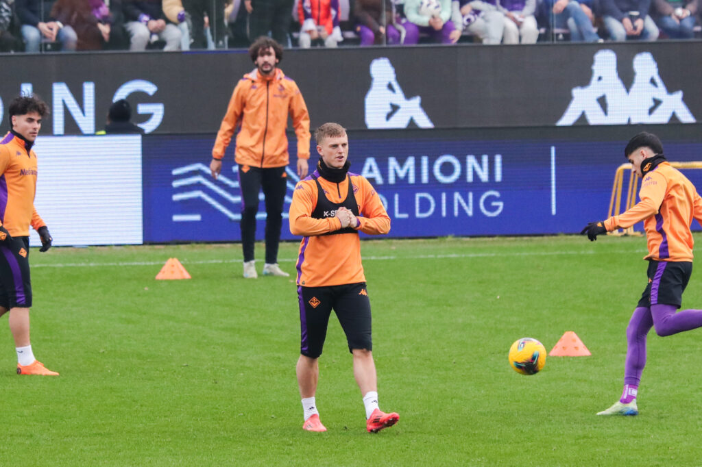 FIRENZE STADIO ARTEMIO FRANCHI ALLENAMENTO A PORTE APERTE DELLA FIORENTINA
