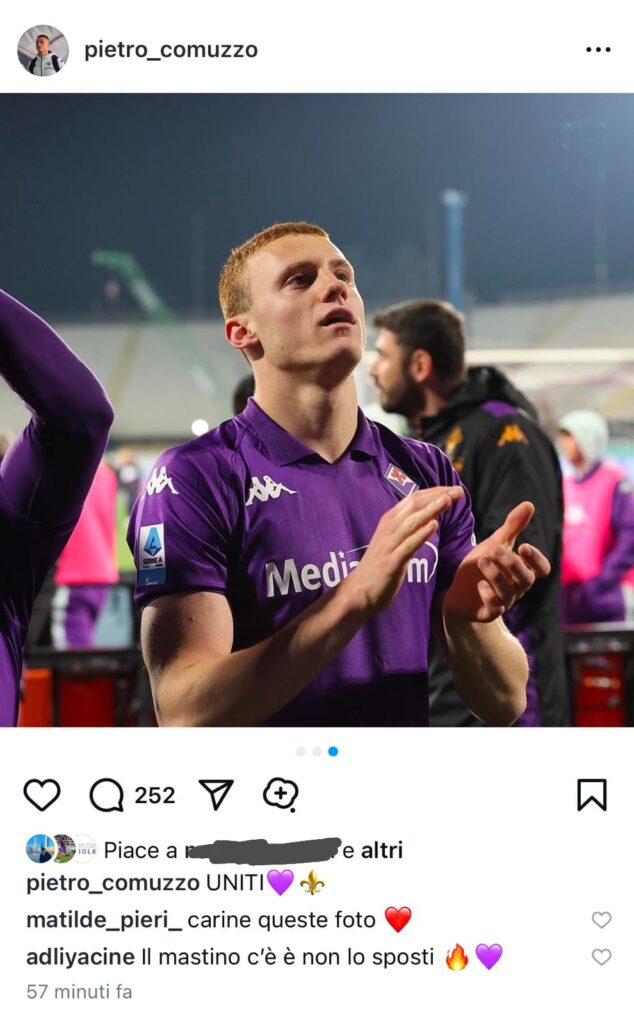 Adli commento Comuzzo