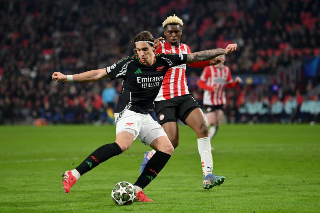 PSV Eindhoven v Arsenal FC - UEFA Champions League 2024/25 Round of 16 First Leg