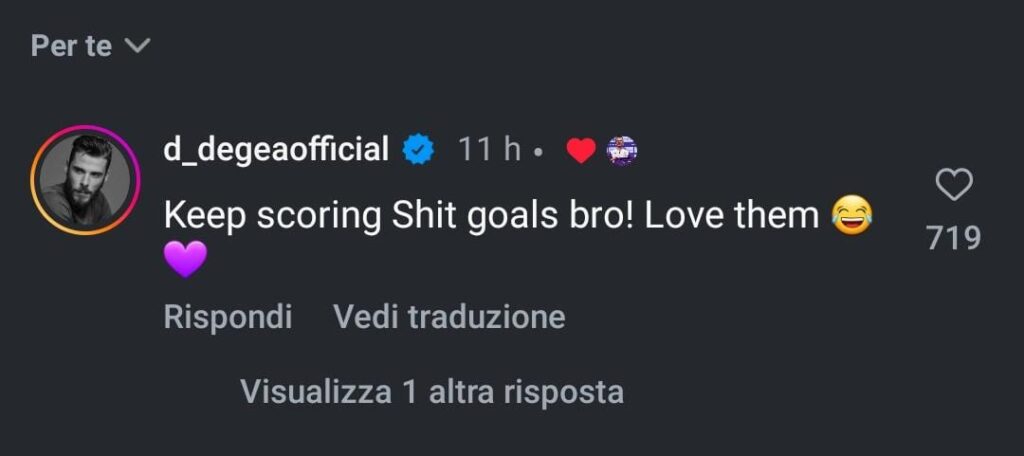 Commento De Gea