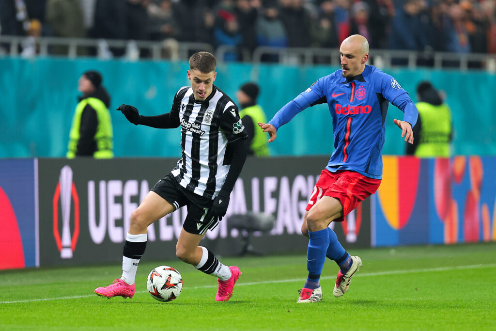 FCSB Bukarest v PAOK FC - UEFA Europa League 2024/25 League Knockout Play-off Second Leg