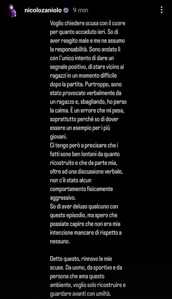 Zaniolo Instagram