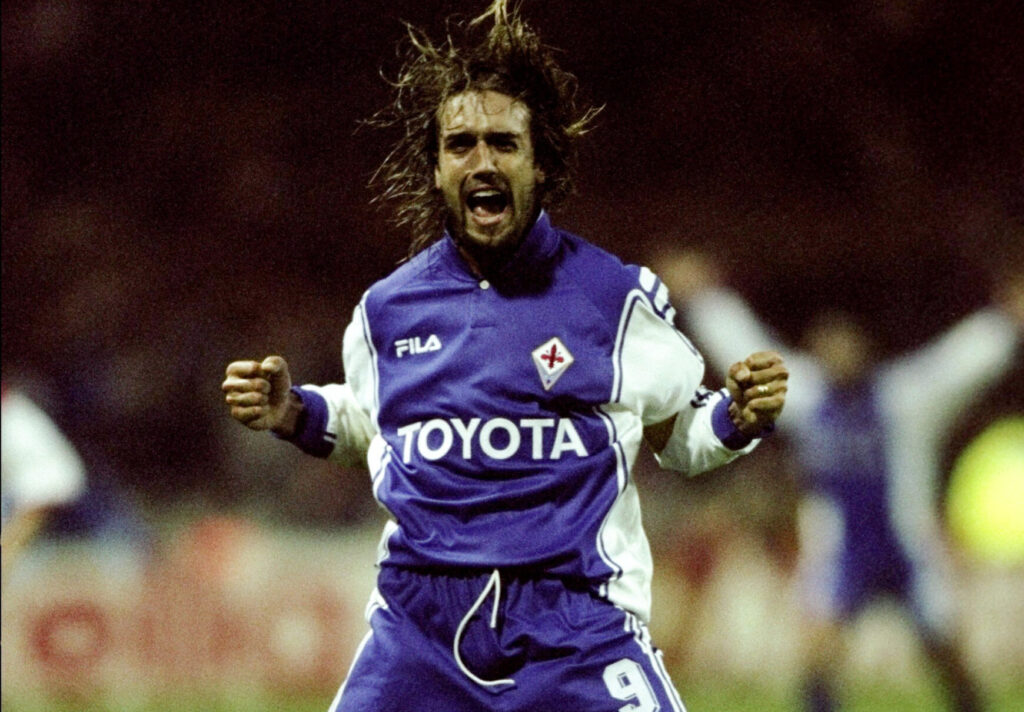 Gabriele Batistuta of Fiorentina