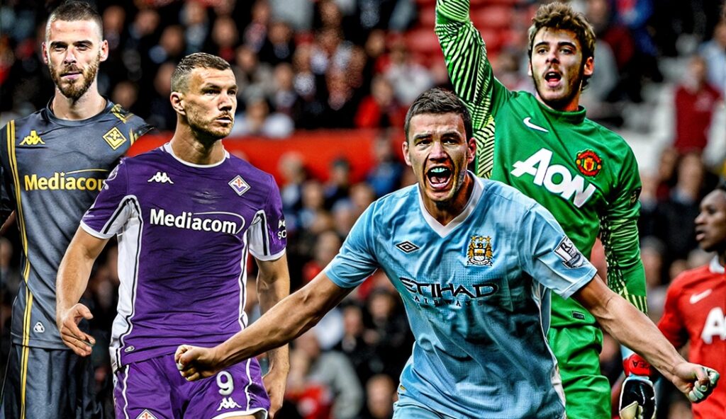 Dzeko De Gea grafica