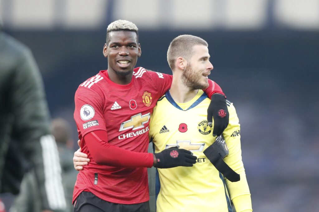 Pogba e De Gea