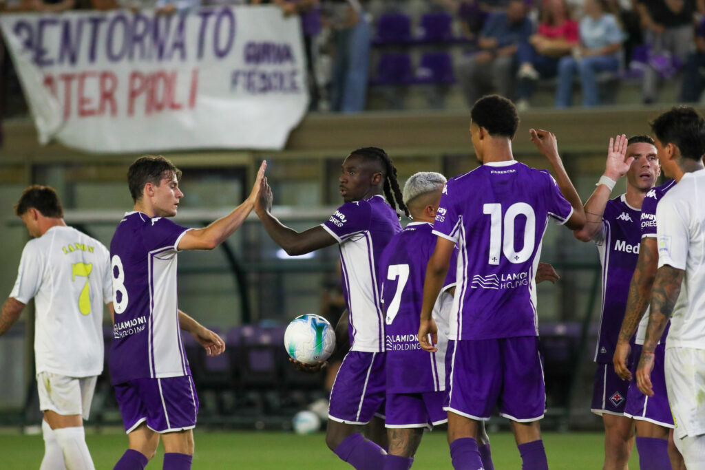 BAGNO A RIPOLI VIOLA PARK PARTITA AMICHEVOLE FIORENTINA VS CARRARESE