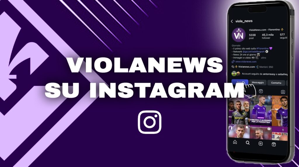 Violanews instagram grafica