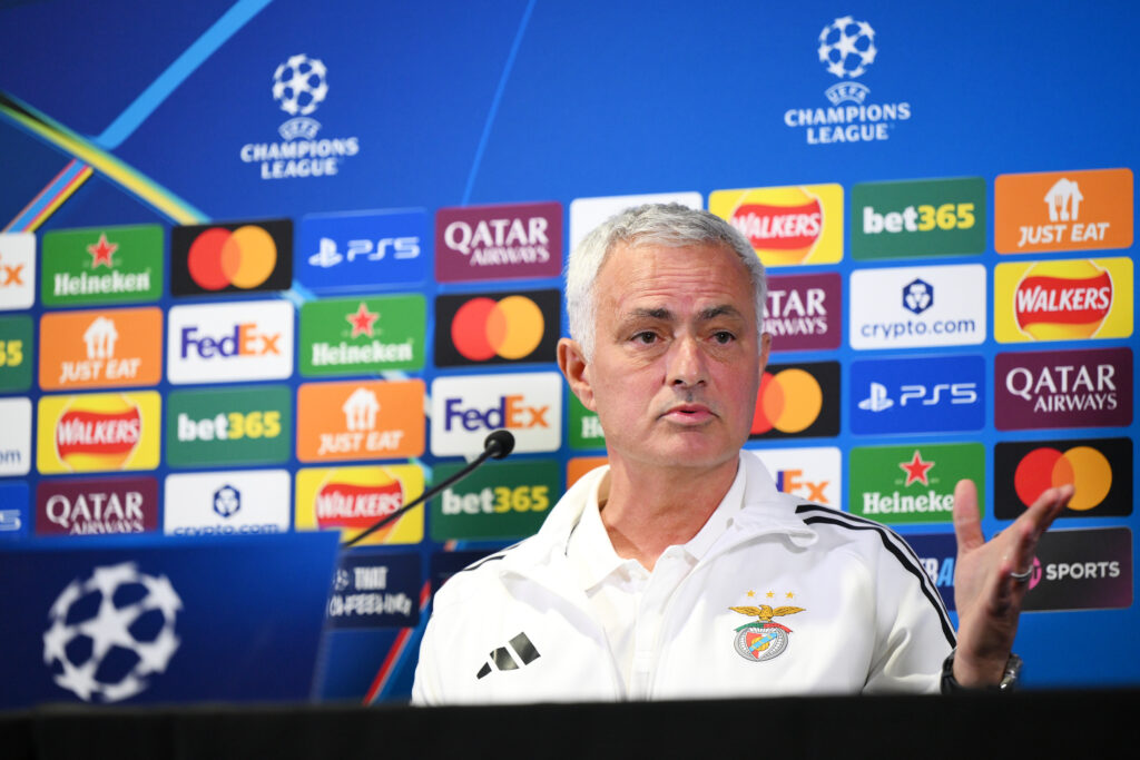 SL Benfica Training Session And Press Conference - UEFA Champions League 2025/26 League Phase MD2