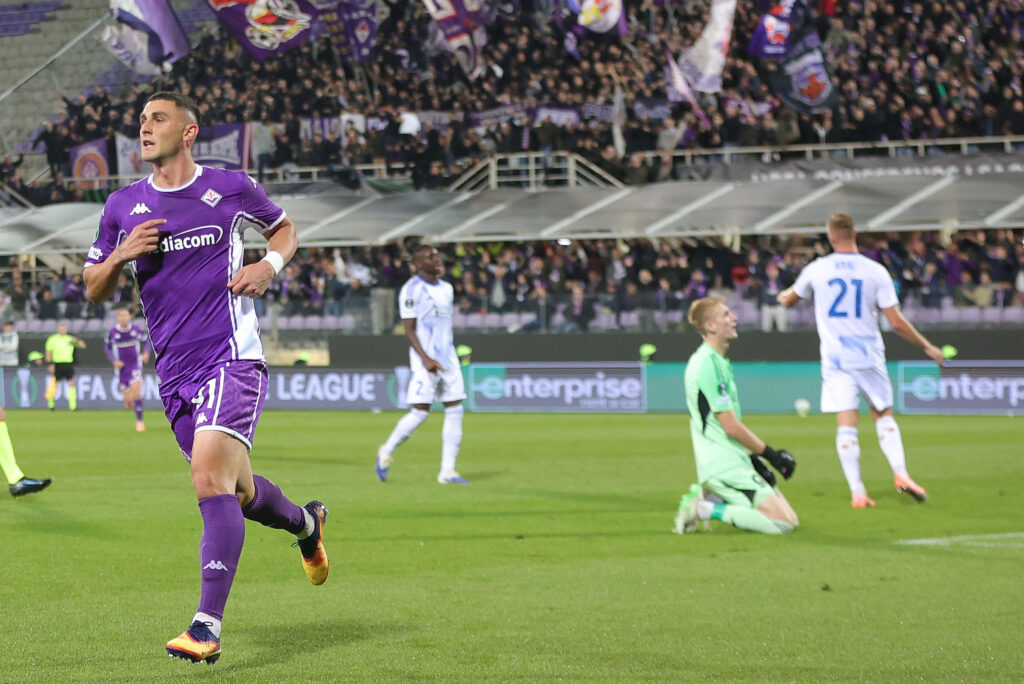 ACF Fiorentina v SK Sigma Olomouc - UEFA Conference League 2025/26 League Phase MD1