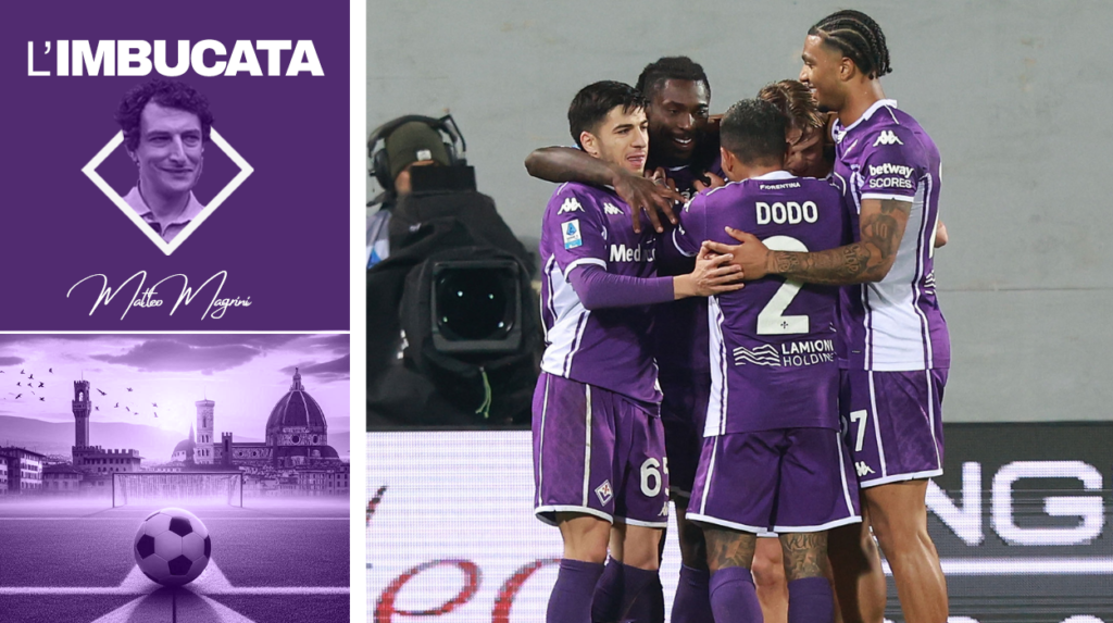 Magrini Fiorentina esultanza