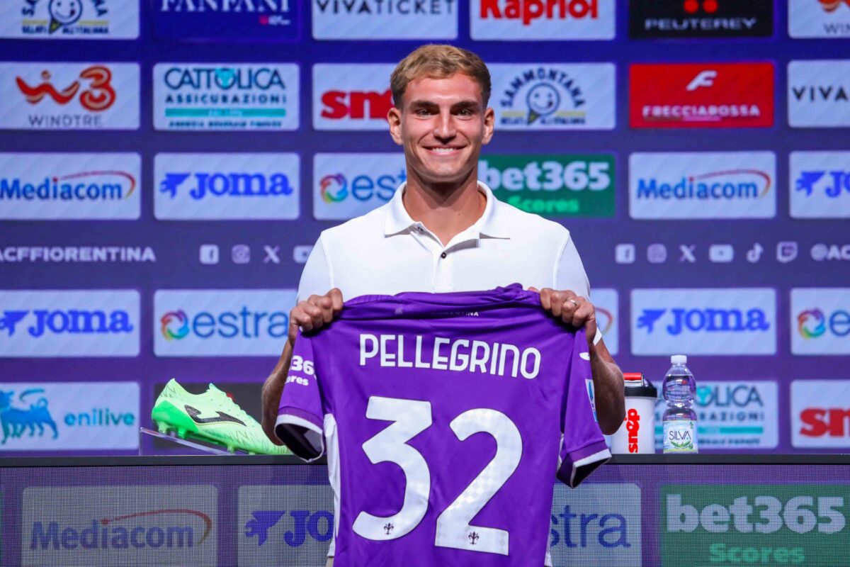 BAGNO A RIPOLI VIOLA PARK PRESENTAZIONE NUOVO GIOCATORE DELLA FIORENTINA MATEO PELLEGRINO
