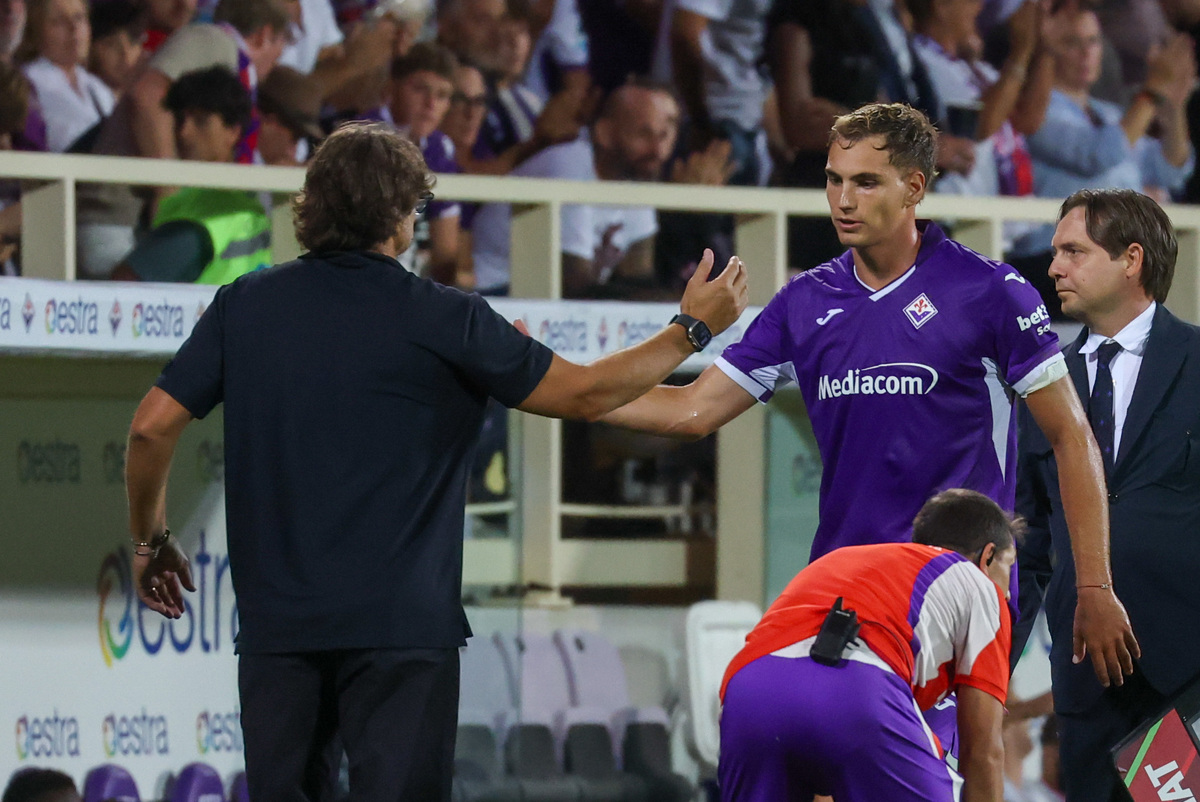FIRENZE STADIO ARTEMIO FRANCHI PARTITA SEDICESIMI DI FINALE  DI COPPA ITALIA FIORENTINA VS PISA