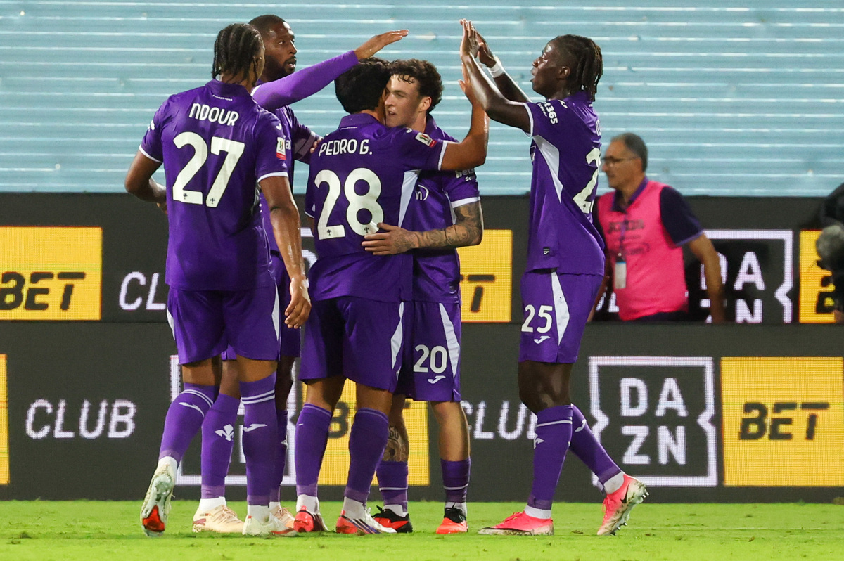 FIRENZE STADIO ARTEMIO FRANCHI PARTITA SEDICESIMI DI FINALE  DI COPPA ITALIA FIORENTINA VS PISA