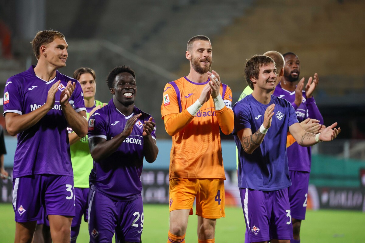 FIRENZE STADIO ARTEMIO FRANCHI PARTITA SEDICESIMI DI FINALE  DI COPPA ITALIA FIORENTINA VS PISA