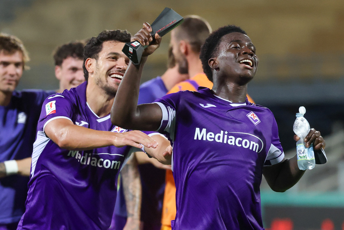 FIRENZE STADIO ARTEMIO FRANCHI PARTITA SEDICESIMI DI FINALE  DI COPPA ITALIA FIORENTINA VS PISA