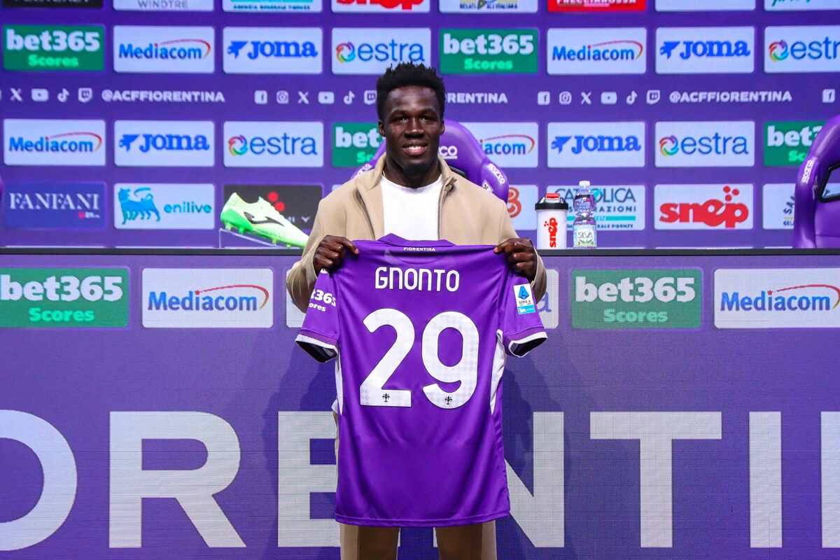 BAGNO A RIPOLI VIOLA PARK PRESENTAZIONE NUOVI GIOCATORI DELLA FIORENTINA PEDRO GONCALVES E WILFRIED GNONTO
