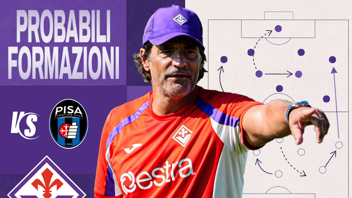 Fiorentina-Pisa probabili formazioni