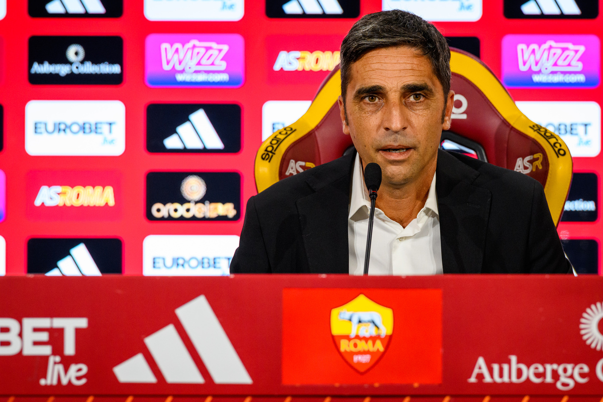AS Roma Press Conference Sports Director D'amico
