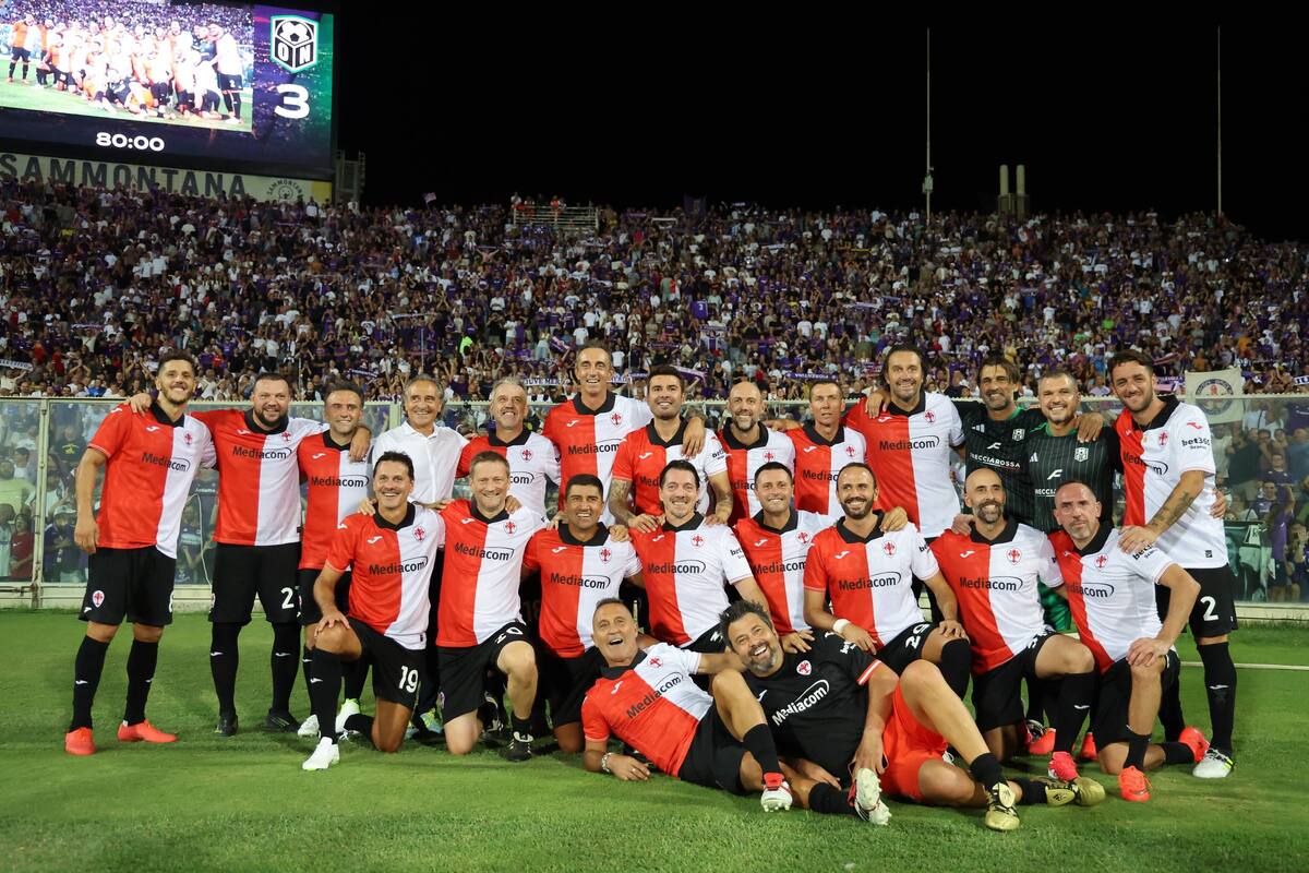 PARTITE VECCHIE GLORIE FIORENTINA CENTENARIO