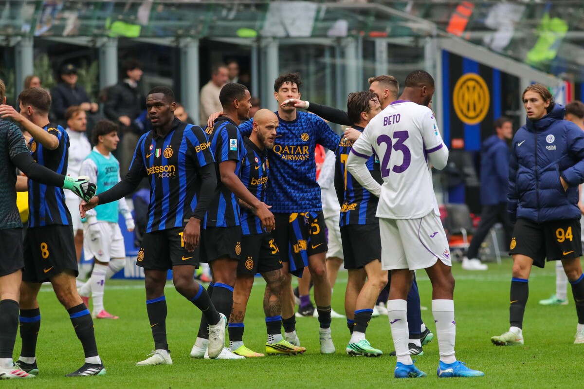 MILANO STADIO SAN SIRO SERIE A INTER VS FIORENTINA