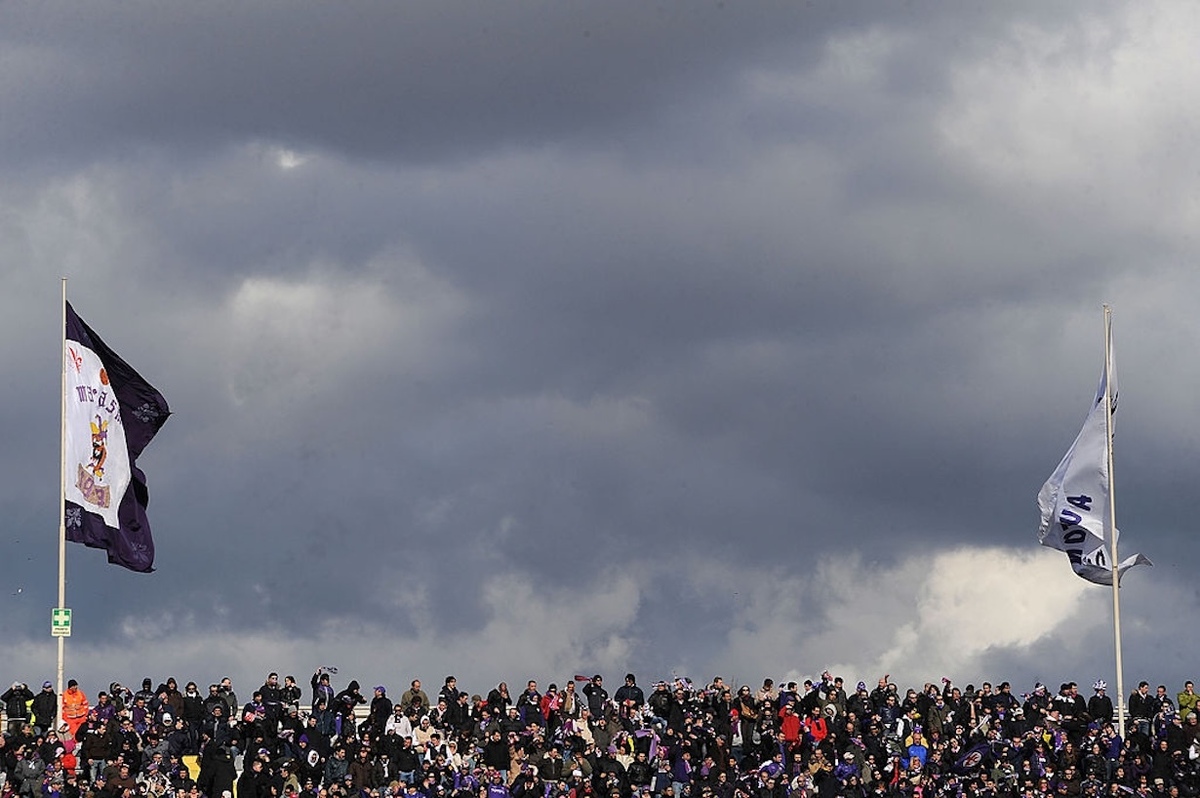 Stadio Franchi con nuvole