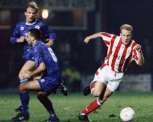 Stoke City-Fiorentina 10 novembre 1993 Zironelli e Bruno