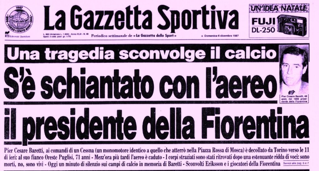 Gazzetta 6 dicembre 1987