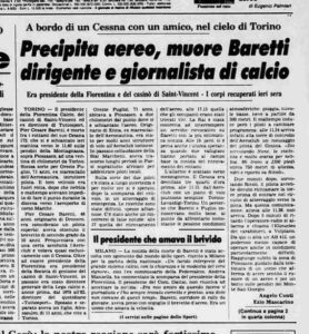 La Stampa 6 dicembre 1987 Baretti