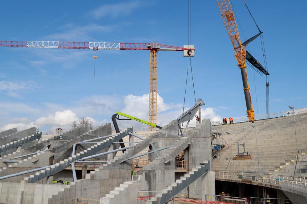 trave franchi stadio lavori