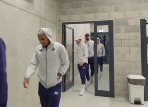 Arrivo Fiorentina stadio Rakow