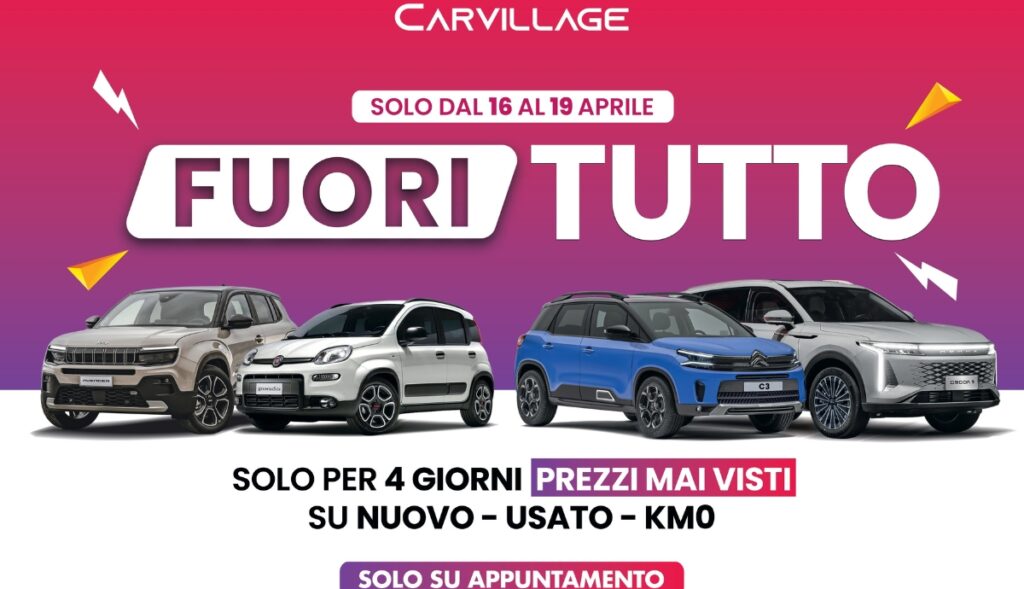Carvillage fuori tutto