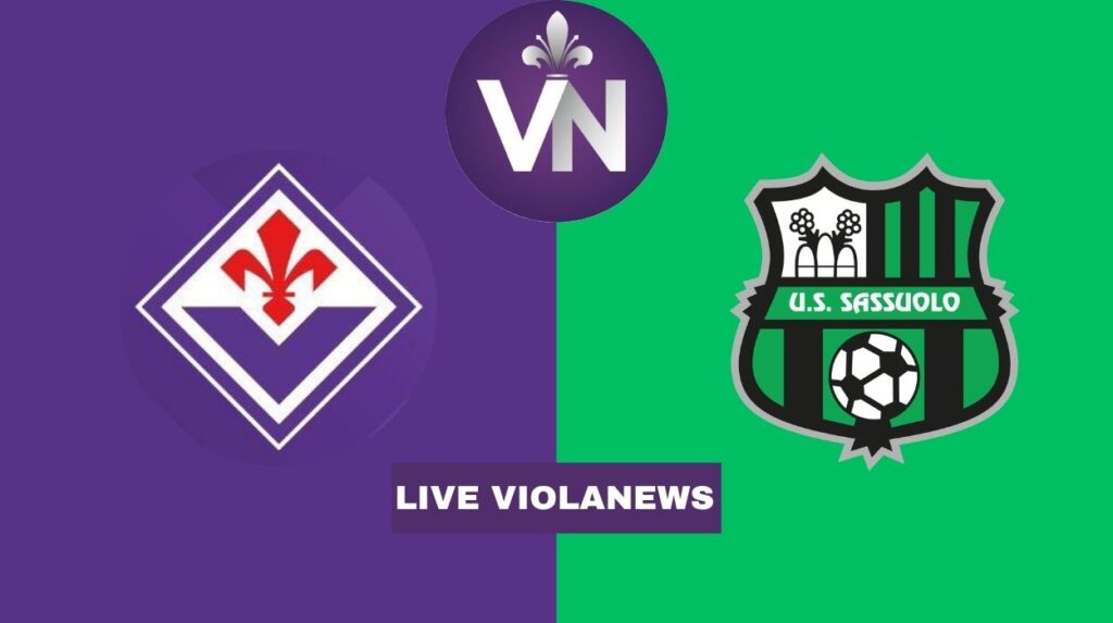 Fiorentina Sassuolo live logo loghi