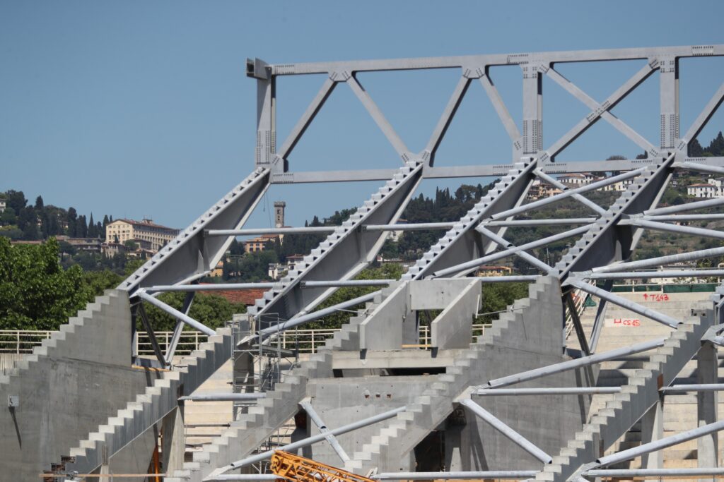Stadio Franchi - lavori curva Fiesole 2