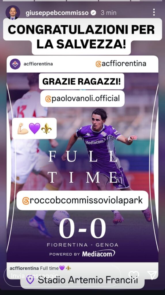 commisso storia