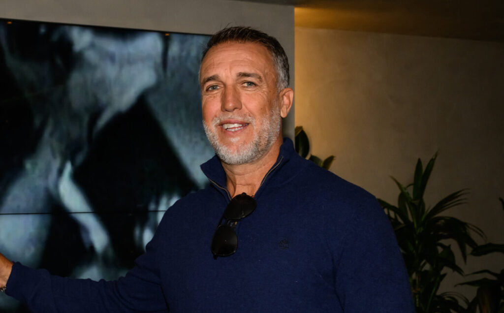 Former Player Gabriel Batistuta Visits AS Roma Training Ground