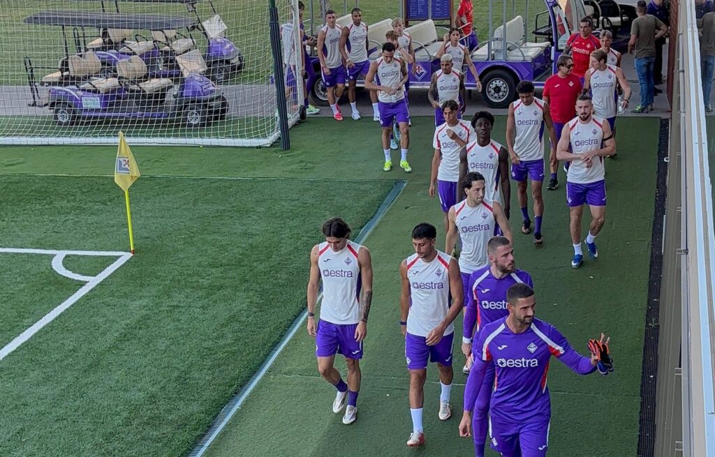 Foto arrivo Fiorentina